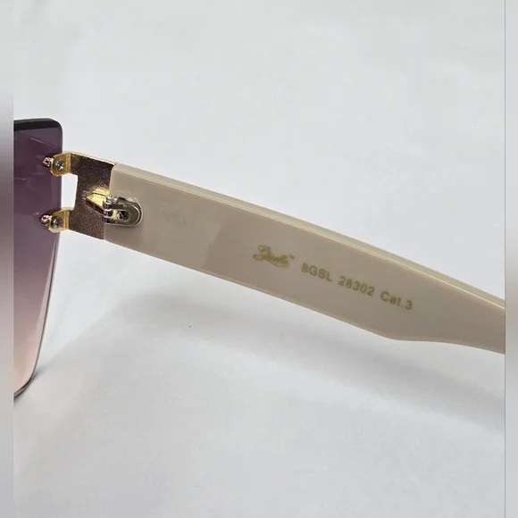 Giselle Rimless Gradient Lens Contemporary Collection Women's Sunglasses - Picture 8 of 10